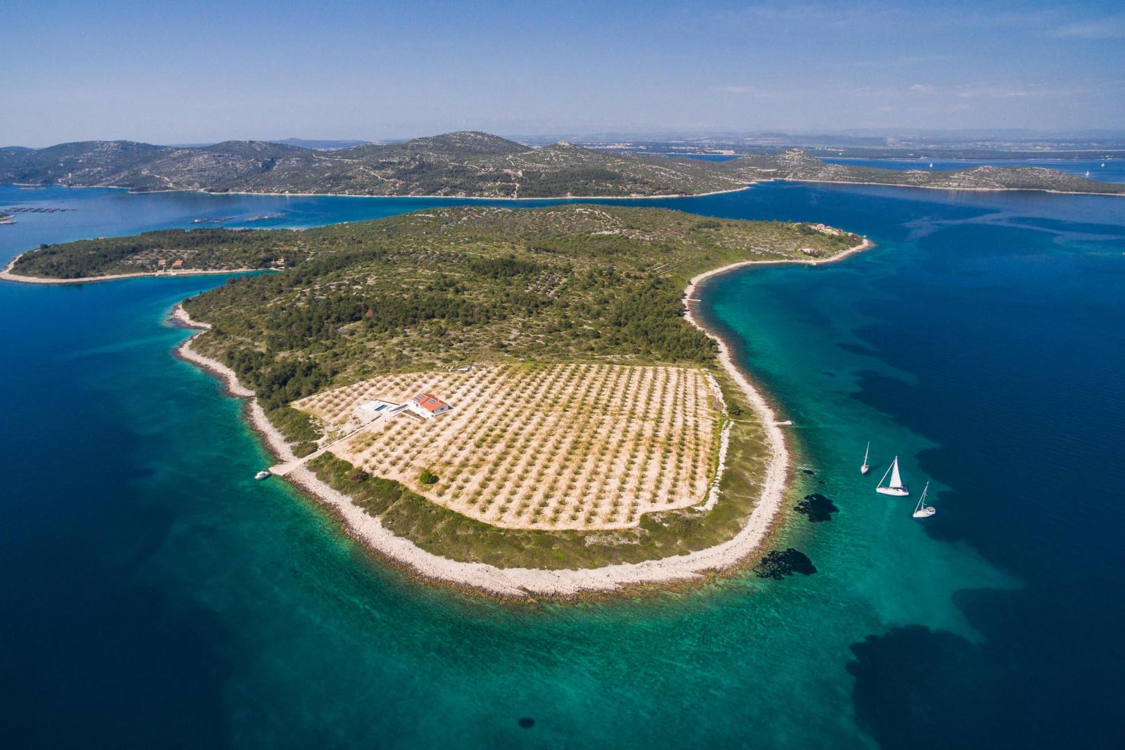 Zizanj Island Seafront Villa – Private island in Croatia, Europe