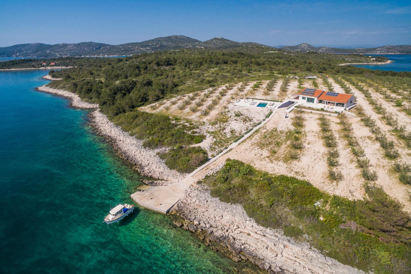 Zizanj Island Seafront Villa – Private island in Croatia, Europe