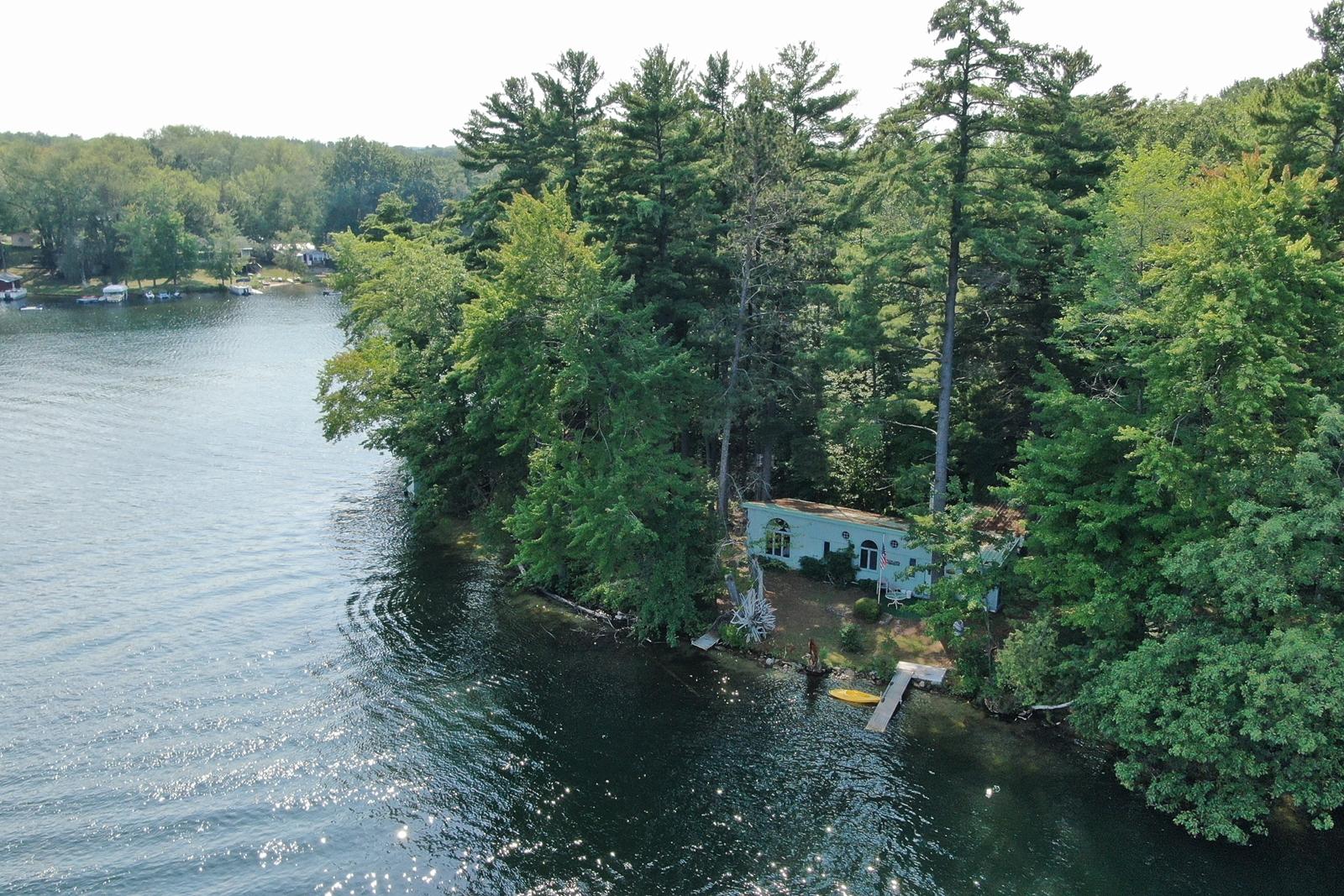 Private Island on School Section Lake – Private island in Michigan, United States