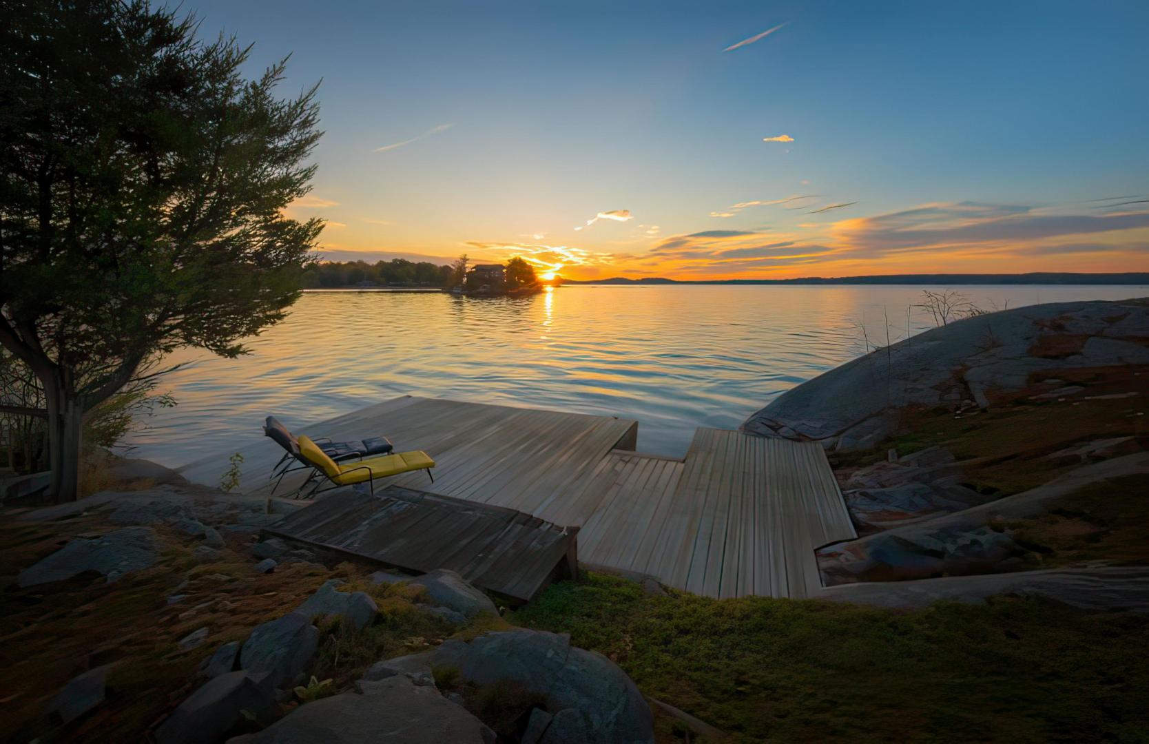 Whiskey Island Lodge – Private island in New York, United States
