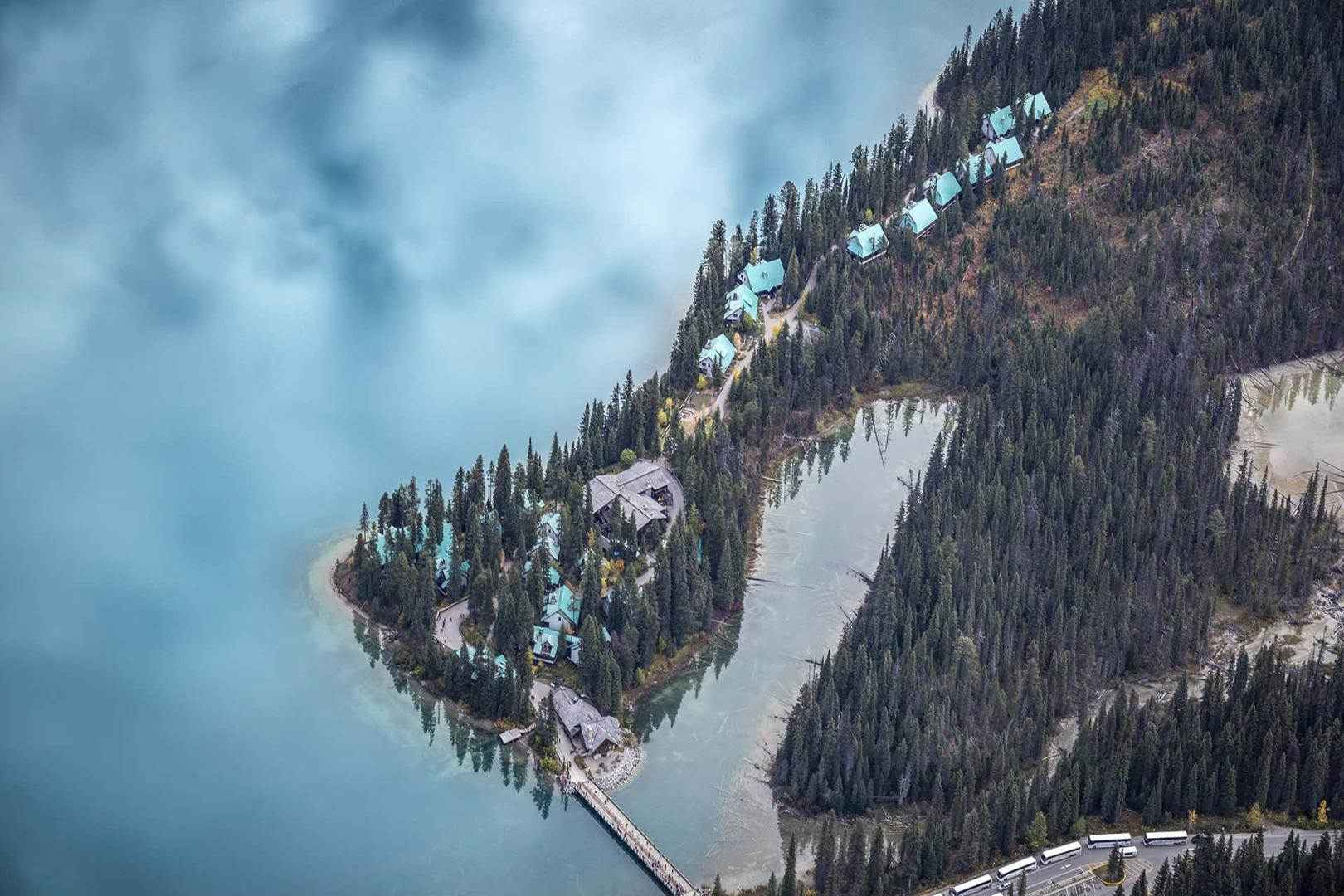 Emerald Lake Lodge – Private island in British Columbia, Canada