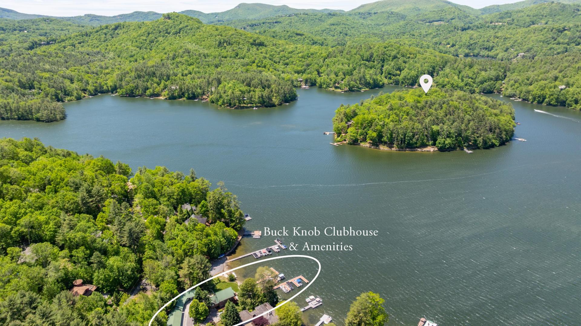 18 Buck Knob Island – Private island in North Carolina, United States