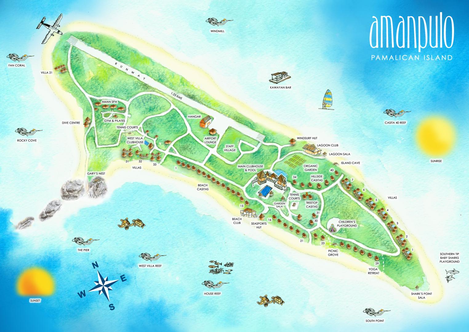 Amanpulo Resort – Private island in Philippines, Asia & Middle East