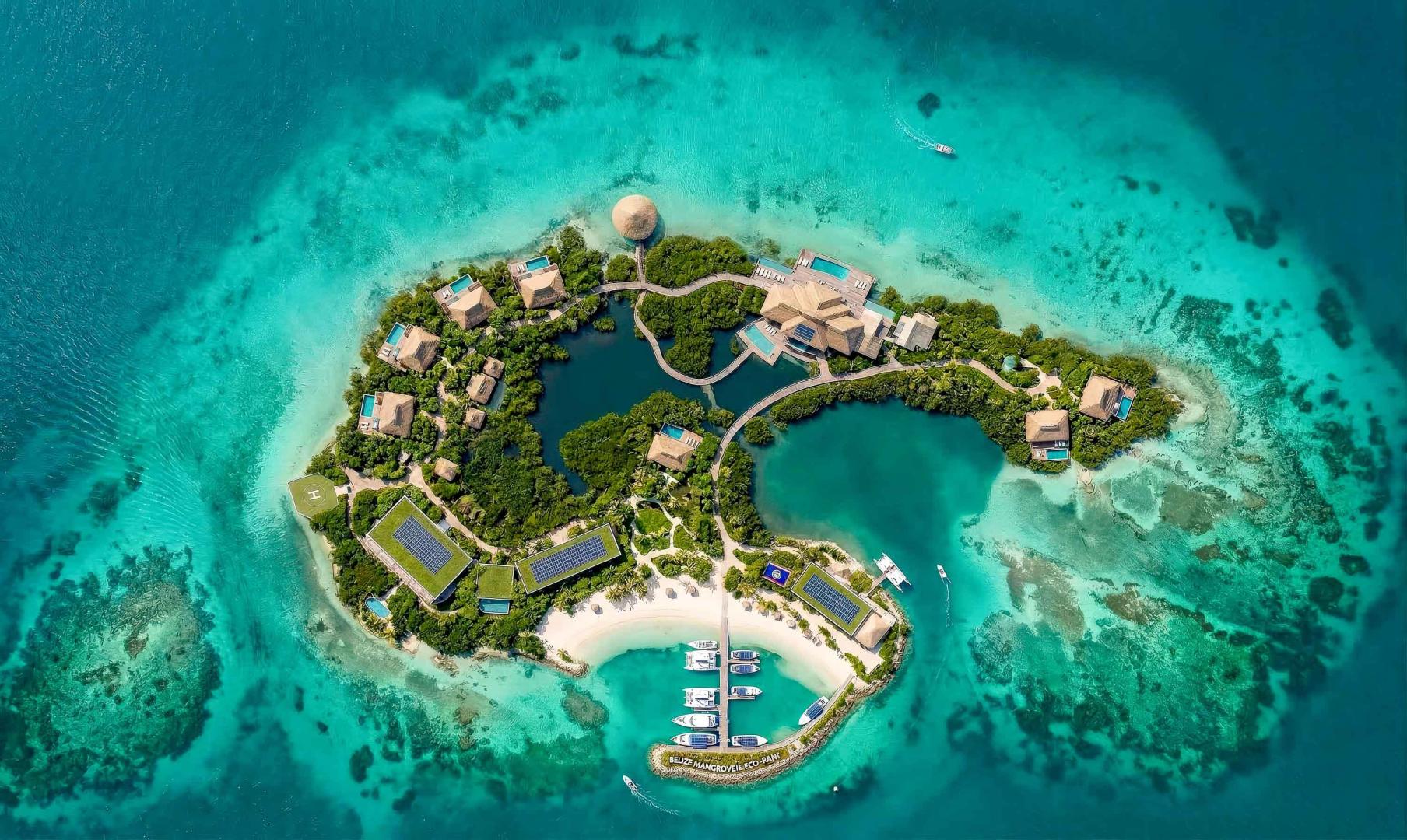 False Caye – Private island in Belize, Central America