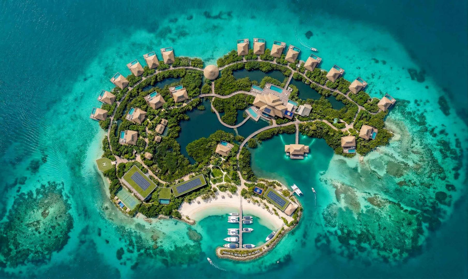 False Caye – Private island in Belize, Central America