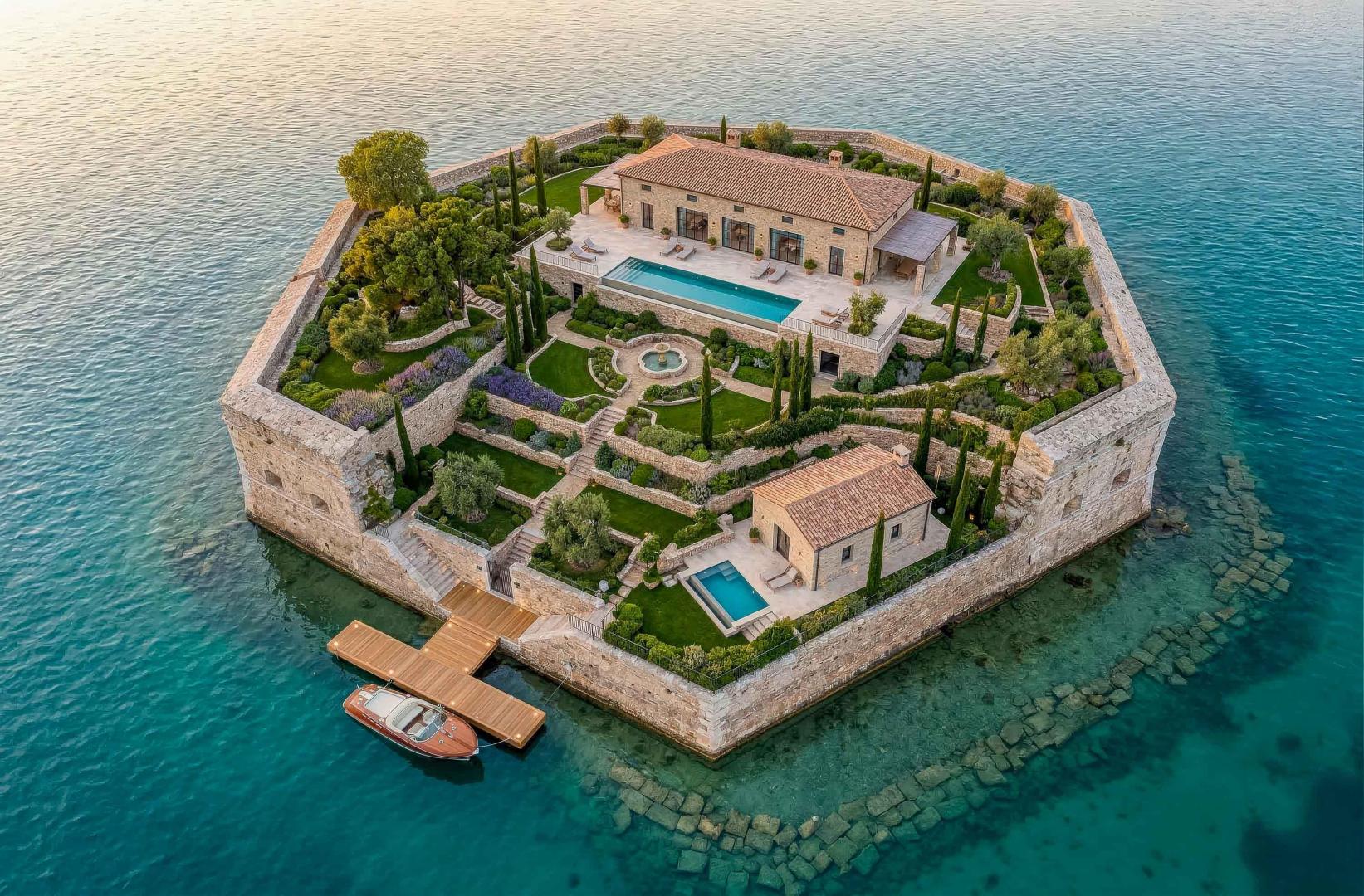 Island of Ottagono San Pietro – Private island in Italy, Europe