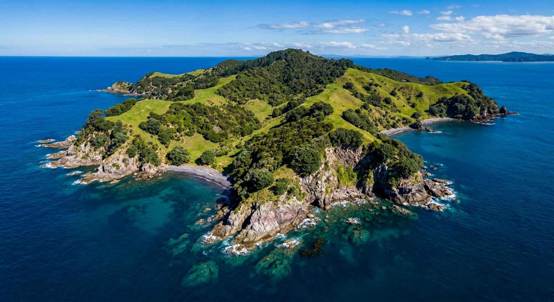 Private islands for rent in New Zealand, South Pacific
