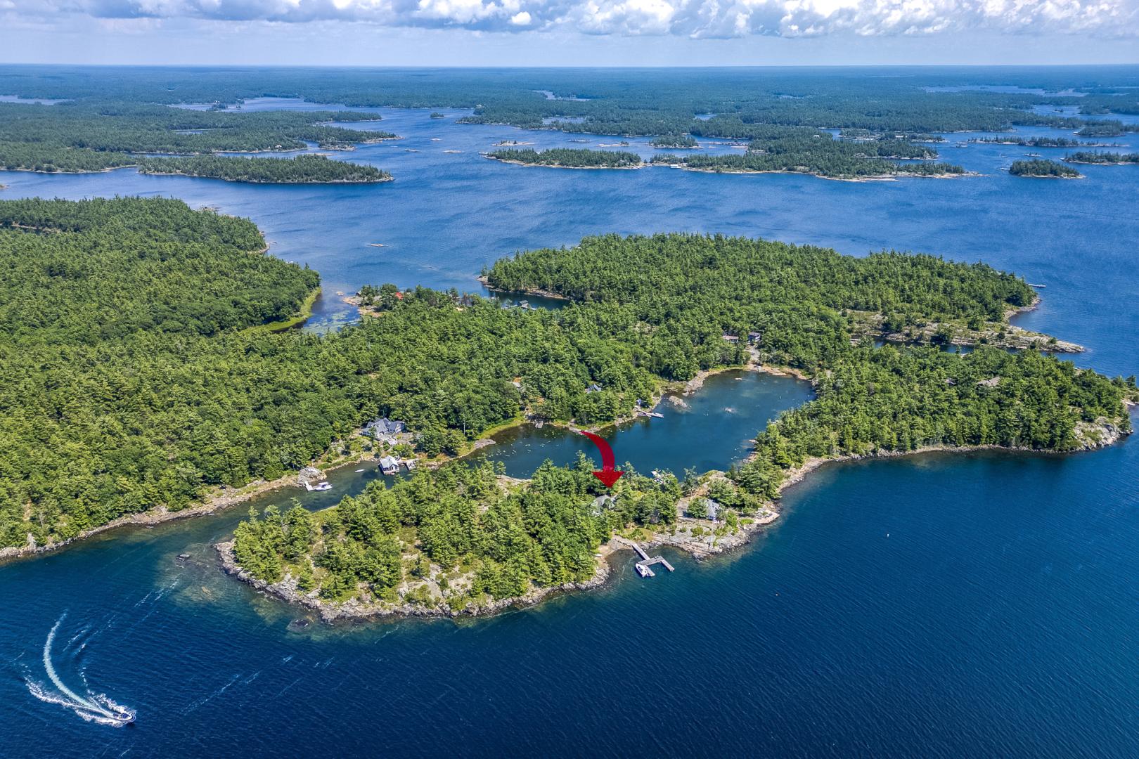 Ellen Pearce Isle – Private island in Georgian Bay, Ontario, Canada
