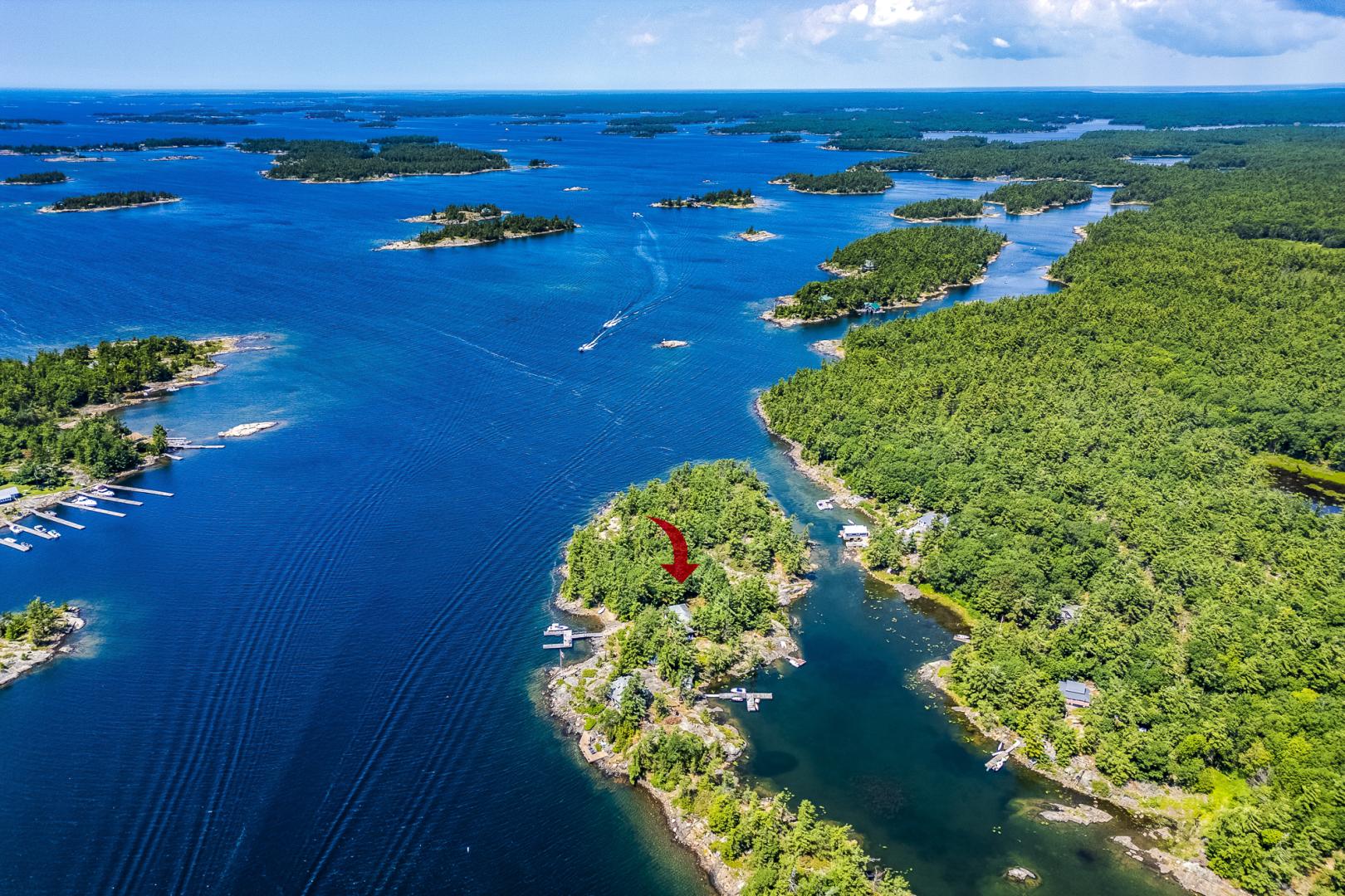 Ellen Pearce Isle – Private island in Georgian Bay, Ontario, Canada